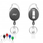 Retractable Badge Reels with PVC Clip with Logo