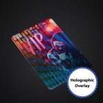 Promotional 3 3/4 x 5 1/2 Prem Event Badge-Holographic