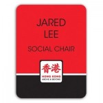 Logo Branded Laminated Personalized Name Badge (4"x6") Rectangle