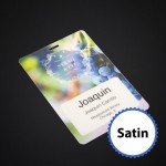 Customized 2-1/8 x 3-3/8 Std Event Badge-Satin