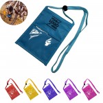 Logo Branded Adjustable Lanyard Neck Wallet