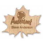 Custom Custom Shape Personalized Wood Badge (6-10 Sq. Inches)
