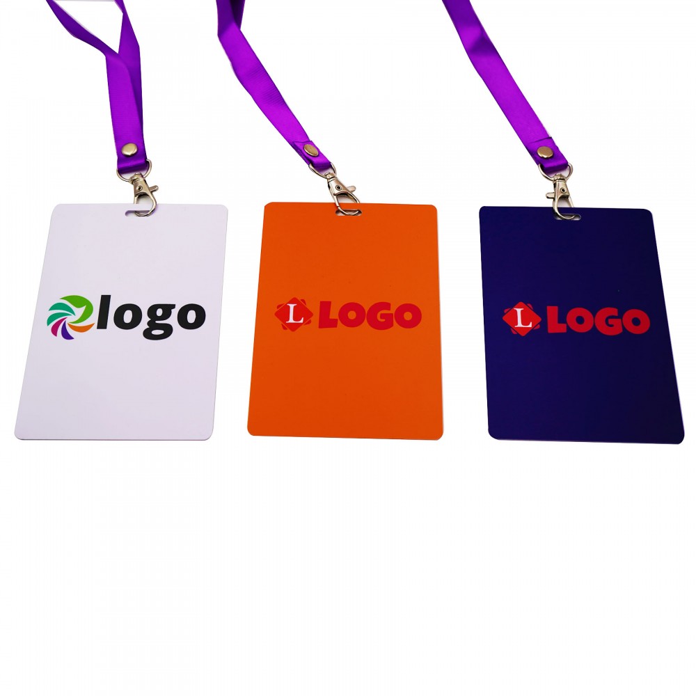 Logo Branded Custom Full Color Event Badge