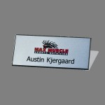 Custom Imprinted Full Color and Engraved Plastic Badge