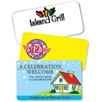 Customized Full Color Plastic Name Tag w/ No Personalization (3"x1")