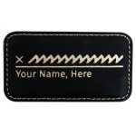 Customized Etched Leather Nametag