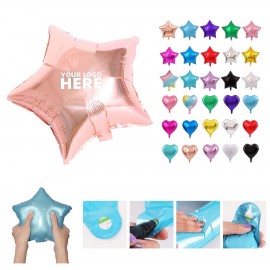 Logo Branded Birthday Party Space Decoration Star Heart Ballon