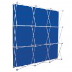 Deluxe GeoMetrix 9-Quad Back Wall Panel with Logo