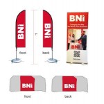 Flag Banner & Table Runner Display Kit with Logo