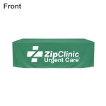 8' Zipper Closed-Back Fitted Full Color Printed Table Cover with Logo