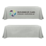 Logo Branded 8 ft 4-Sided Table Throw