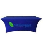 6ft 4 Sided Stretch Full Color Tablecloth with Logo