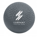 Custom Imprinted Playground Ball Rubber 2-ply Official Size 8.5" - Grey