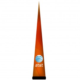 10'H AirePin Cones_Orange (AT&T) with Logo