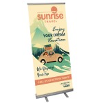 Kota Pro Retractable Banner 33.5" x 79" with Logo