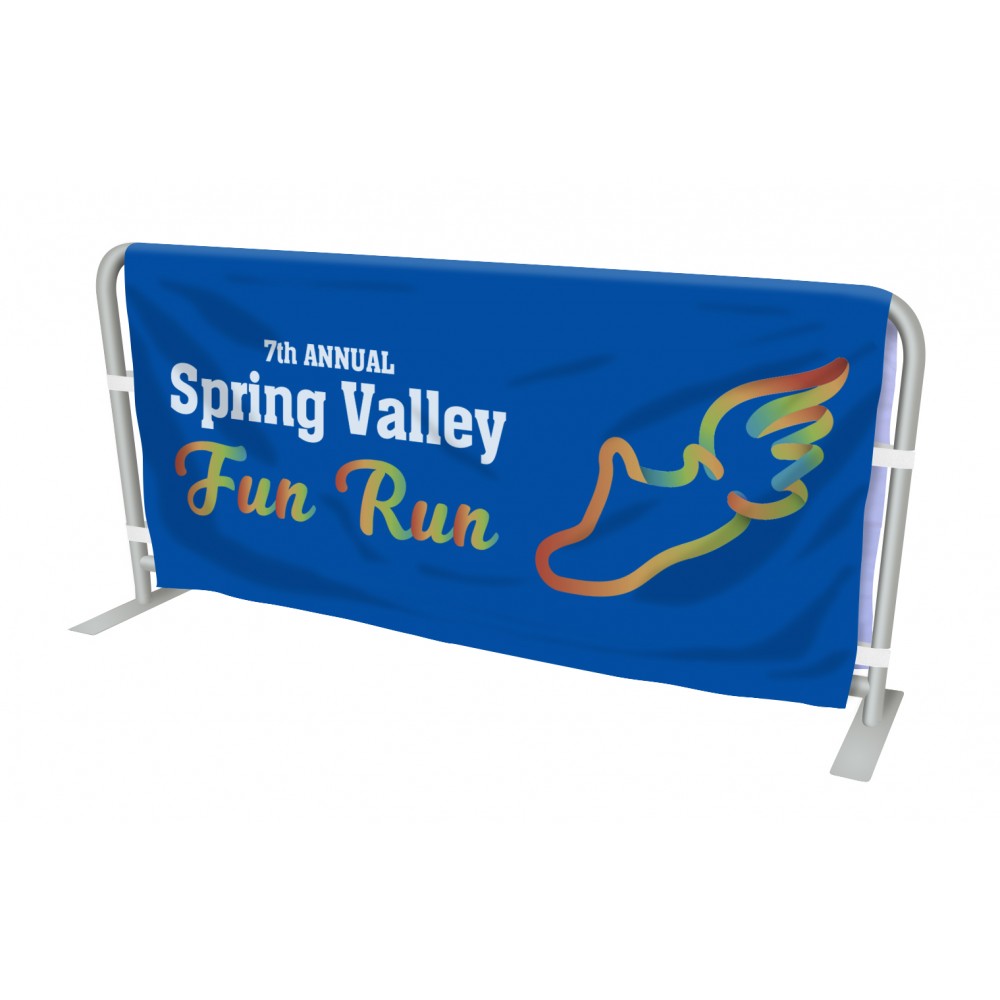 Promotional 9-ft. Outdoor Universal-Fit Barricade Banner