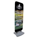 90" EuroFit Flex Sign Kit with Ballast Base with Logo