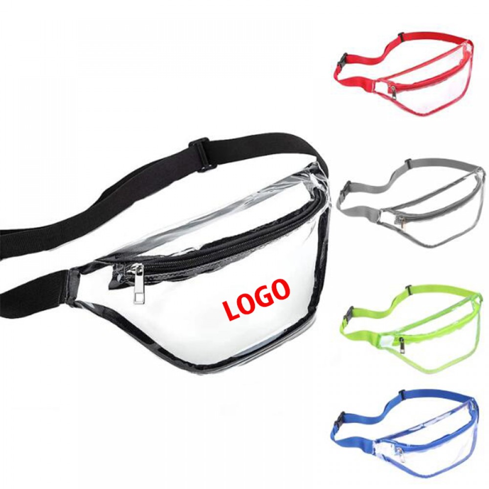 Logo Branded Clear Fanny Pack