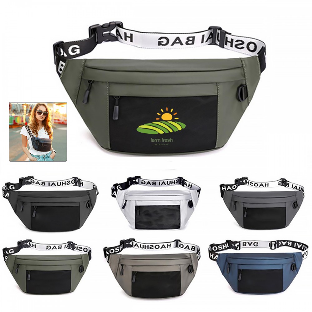 Customized Men's Waterproof Sports Fanny Pack