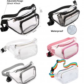 Clear Waist Bag with Logo