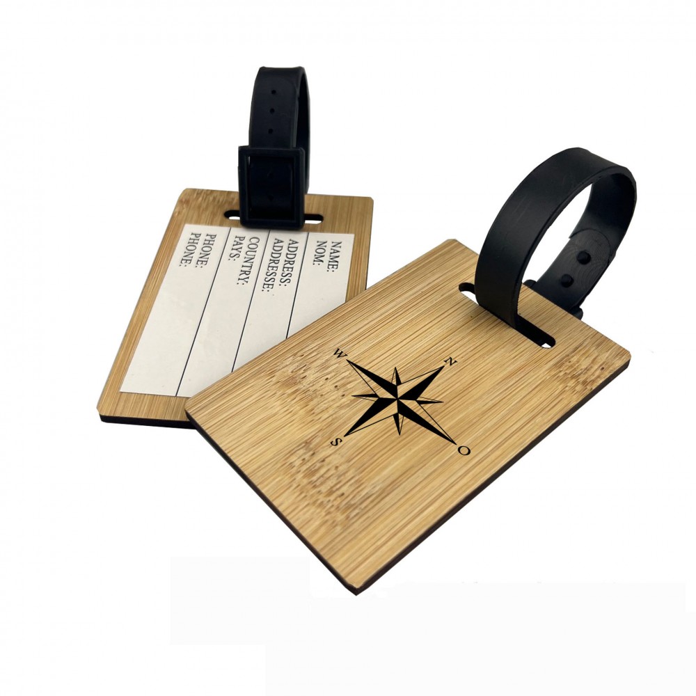 Promotional Wood Luggage Tag