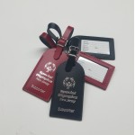 Medium Rounded Top Luggage Tag Logo Branded