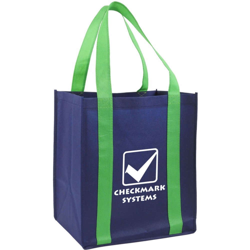 Color Strap Colossal Grocery Tote with Logo