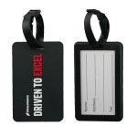 Promotional Vinyl Bag Tag with hard address card insert