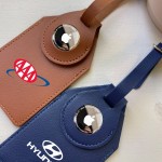 PU Luggage Tag with AirTag Holder with Logo