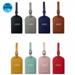 Custom Leather Luggage Bag Tags with Logo