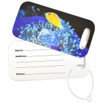 Rectangle Metal Luggage Tag - Full Color with Logo