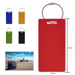 Customized Large Rectangle Metal Luggage Tag