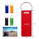 Small Rectangle Metal Luggage Tag with Logo