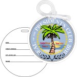 Kaleidoscope Bag Tag: 3 1/2" Round with Logo