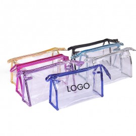 Customized Clear PVC Travel Toiletry Bag