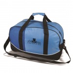 The Journeyer Travel Bag - Blue Logo Branded