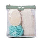 Multipurpose travel Clear Makeup Case Toiletries Kit with Logo