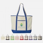 Full Color Heavy Canvas Large Deluxe Tote Bag with Logo