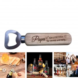 Customized Wood Handheld Bottle Opener