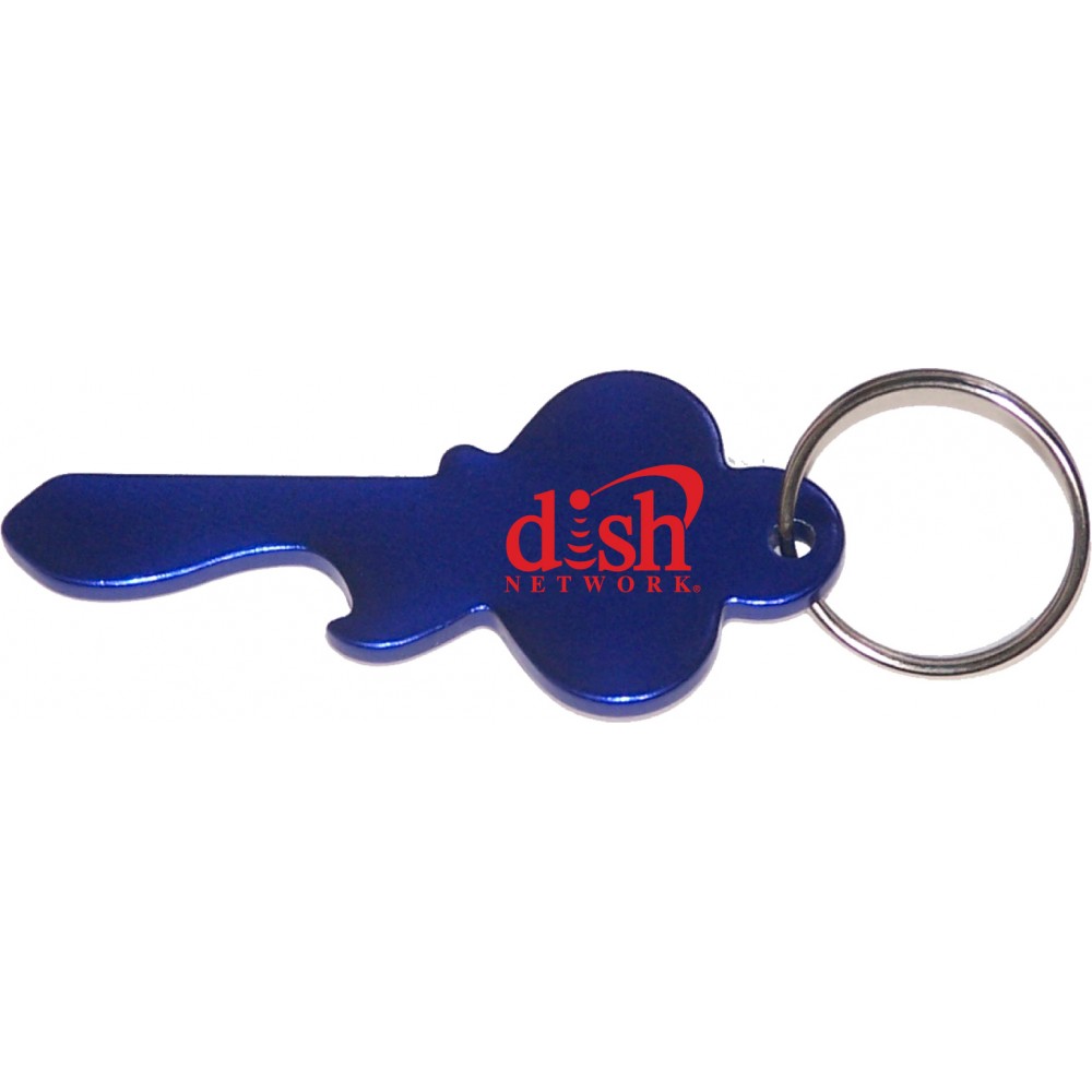 Logo Branded Key Shape Bottle Opener Key Holder