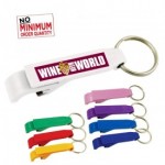 Custom Imprinted Bottle Opener w/Key Chain - Digital Full Color Process (Close out)