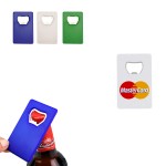 Credit Card Shaped Bottle Opener with Logo