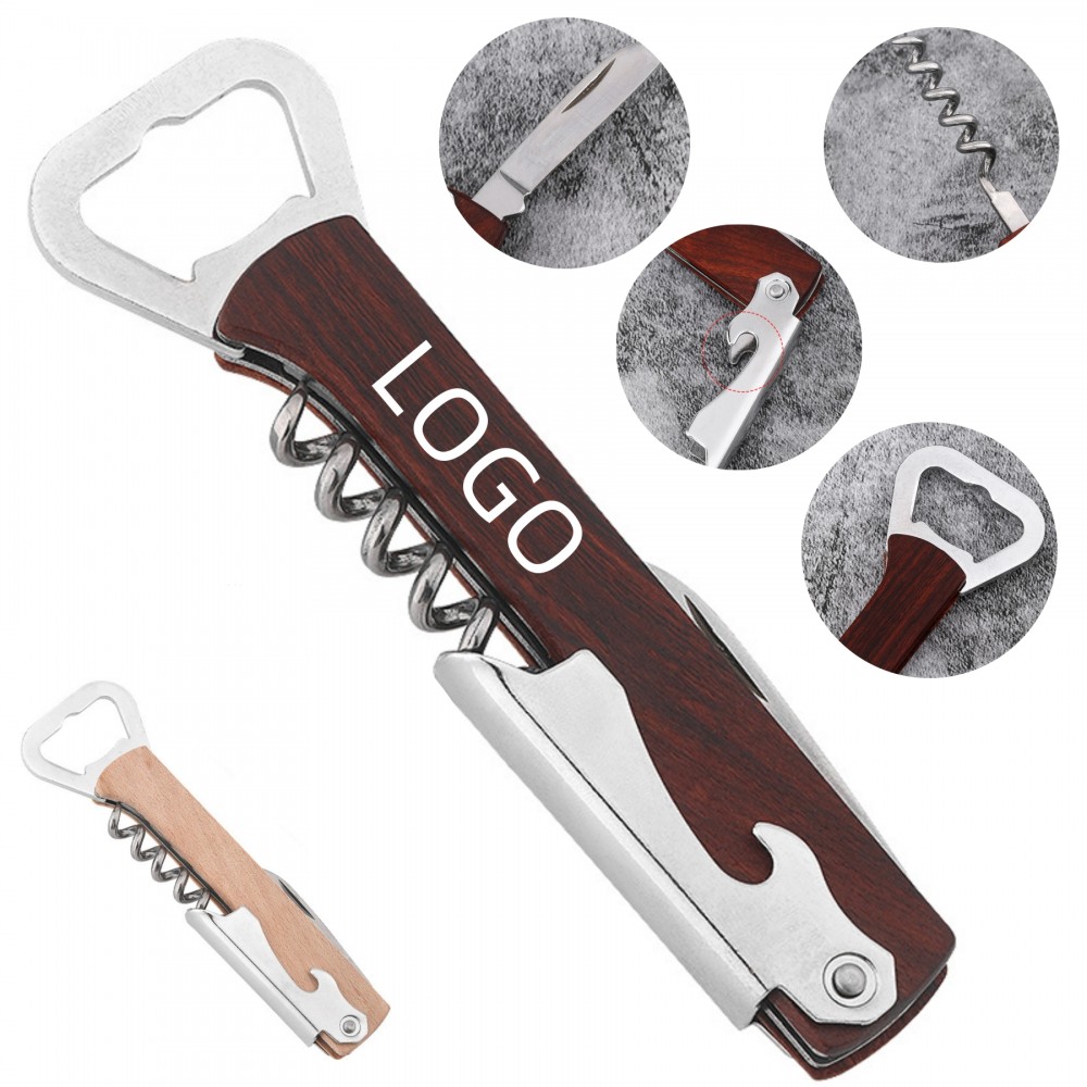 Multi-Function Bamboo Bar Tool with Logo