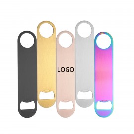 Logo Branded Flat Beer Bottle Opener