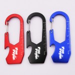 Logo Branded Multi-Function Bottle Opener With Carabiner