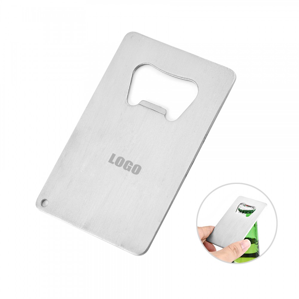 Square Shaped Bottle Opener with Logo