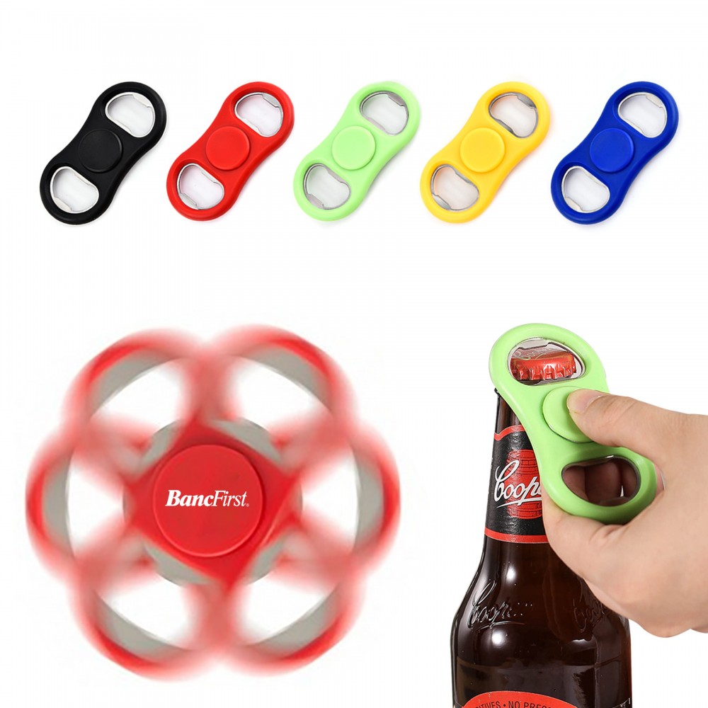 Personalized Two-Way Fidget Spinner Bottle Opener