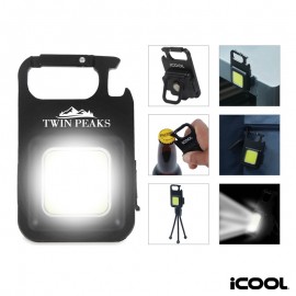 Logo Branded iCOOL Elwood Rechargeable Multi-Function COB Emergency Worklight