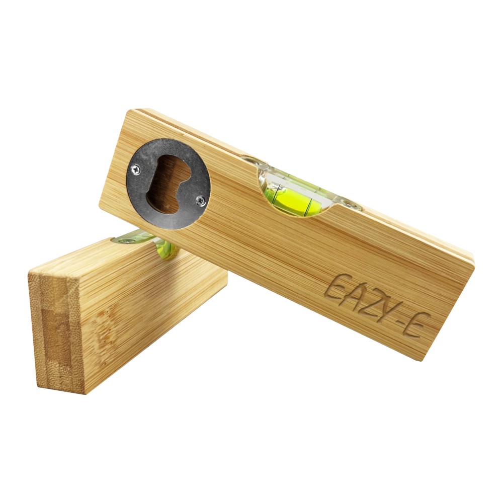 Spirt Bamboo Bottle Opener Leveller with Logo