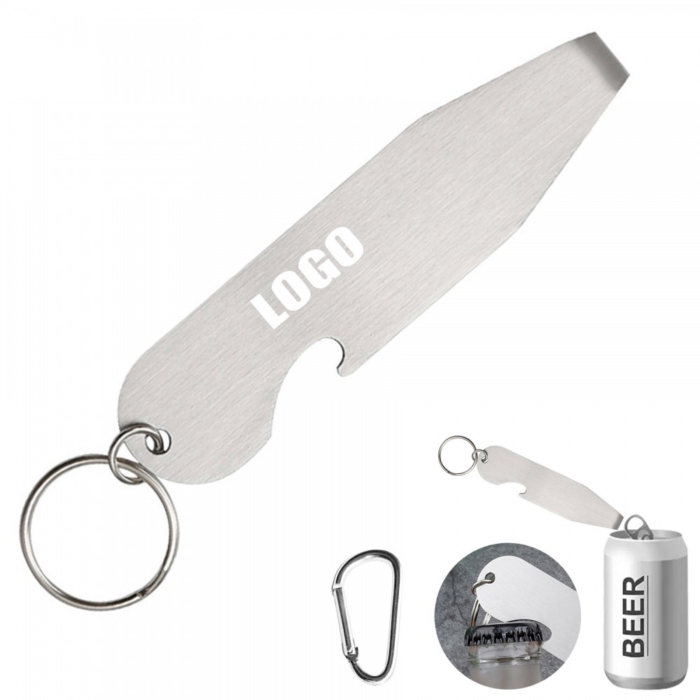 Custom 2 IN 1 Bottle Opener With Carabiner